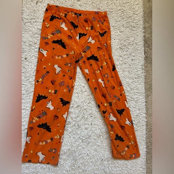 Women's Halloween Pajama Pants - Orange - Picture 1 of 2